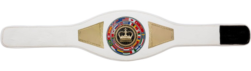 CHAMPIONSHIP BELT PROFLAG2/FLAG/G/BLKCRWN - VARIETY OF LEATHER COLOURS AVAILABLE CHAMPIONSHIP BELT PROFLAG2/FLAG/G/BLKCRWN - VARIETY OF LEATHER COLOURS AVAILABLE